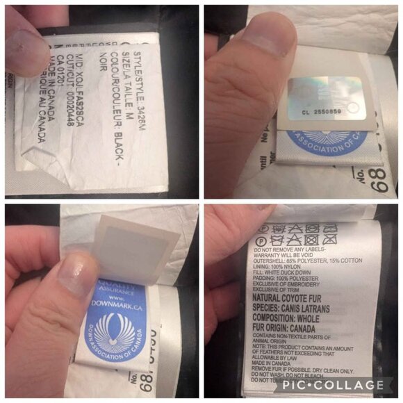 Canada Goose Chateau Mens Black Parka Jacket  in Medium - Picture 10 of 16